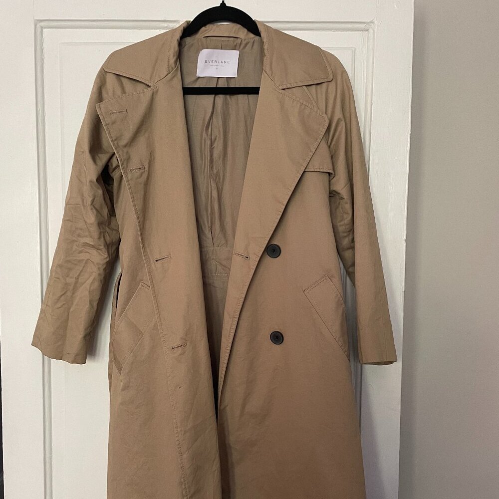 Everlane Drape Trench - Khaki